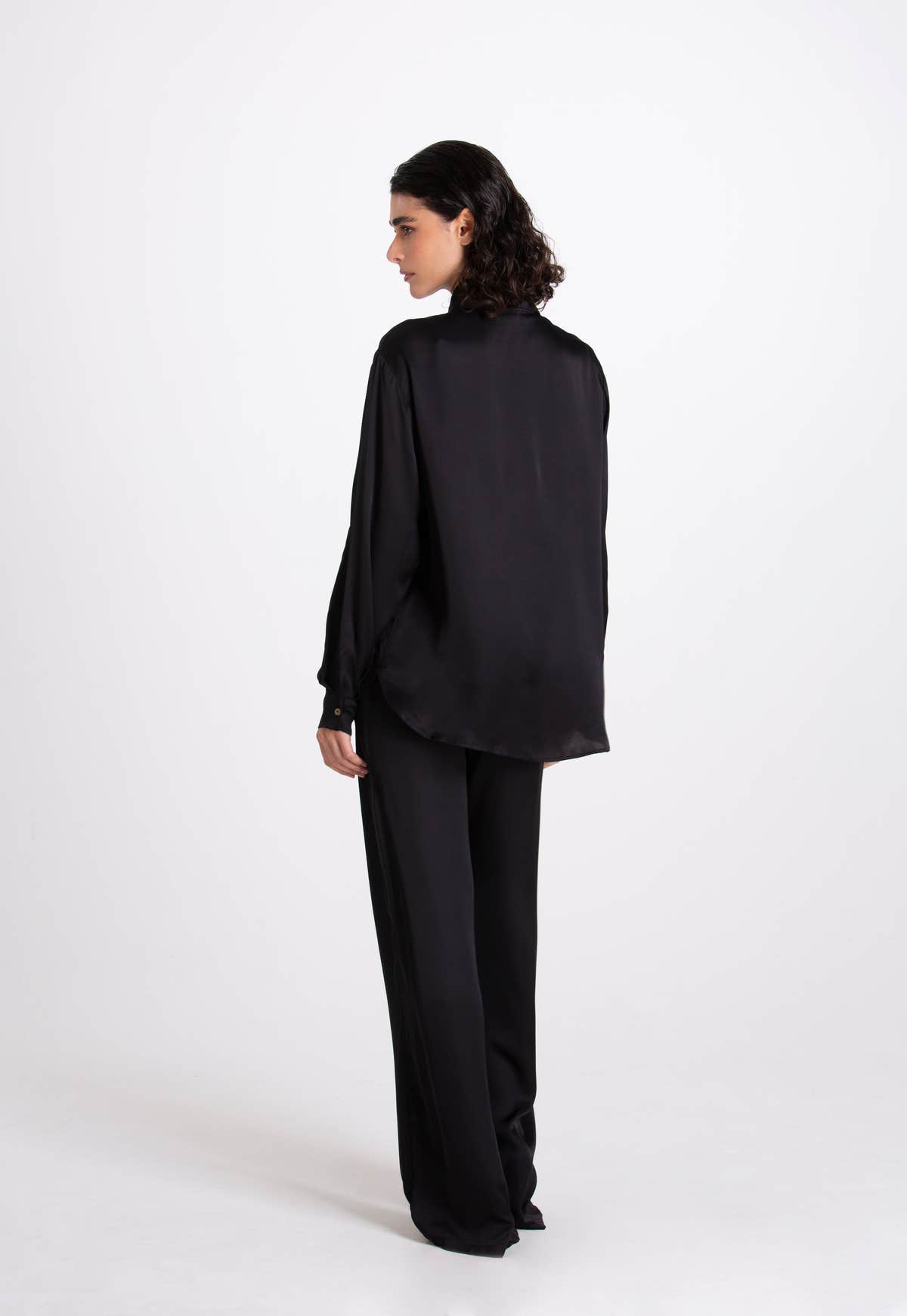 Camicia Seta Roberta Nero