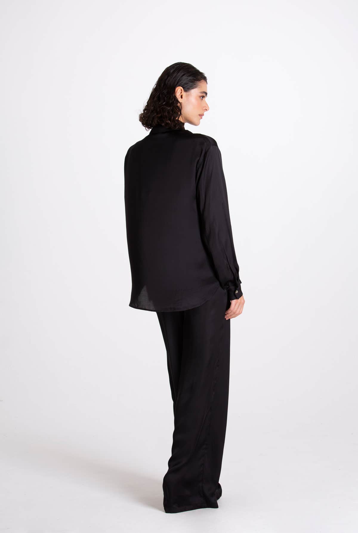 Camicia Seta Roberta Nero