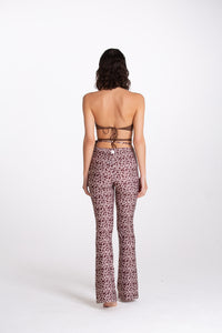 Brown Cowhide Ring Pant