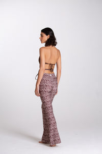 Brown Cowhide Ring Pant
