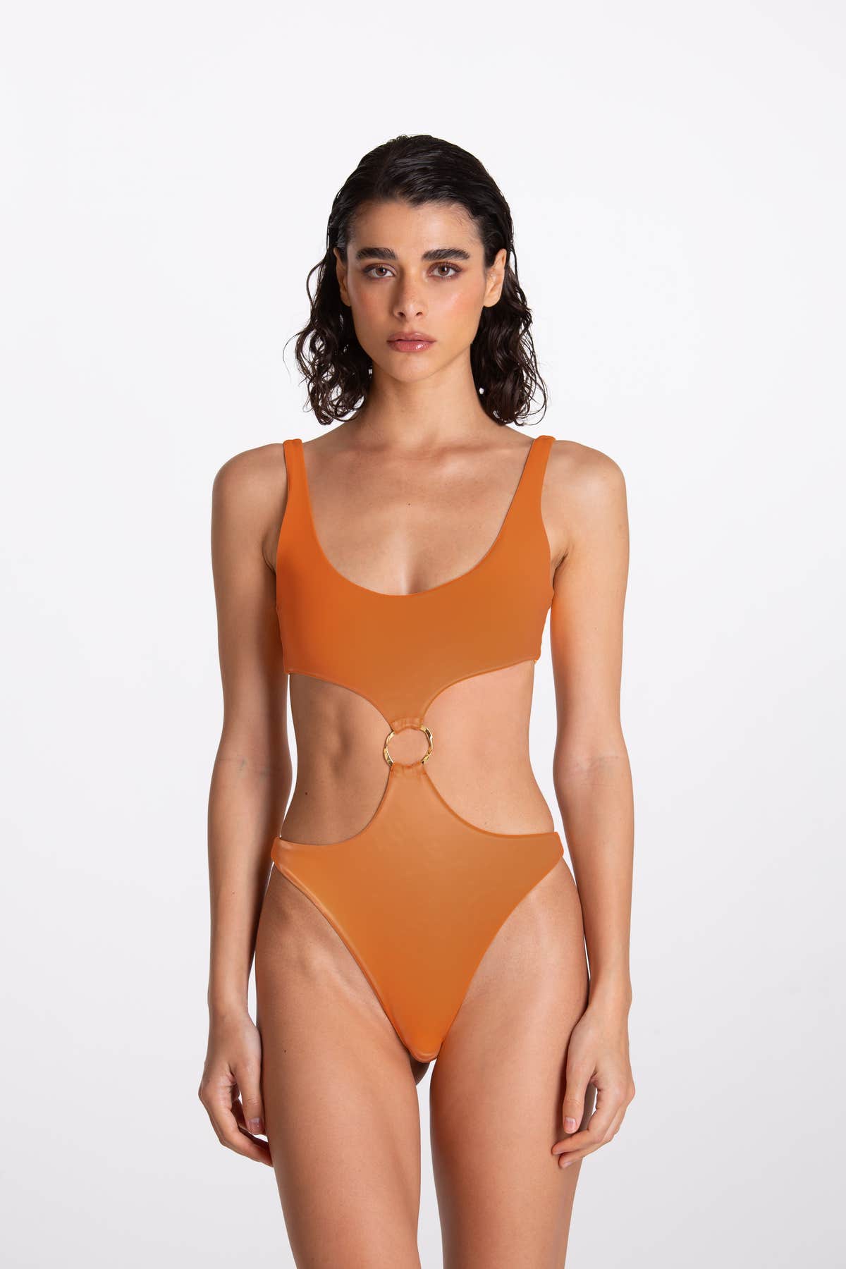 Camilla Copper One-Piece Swimsuit