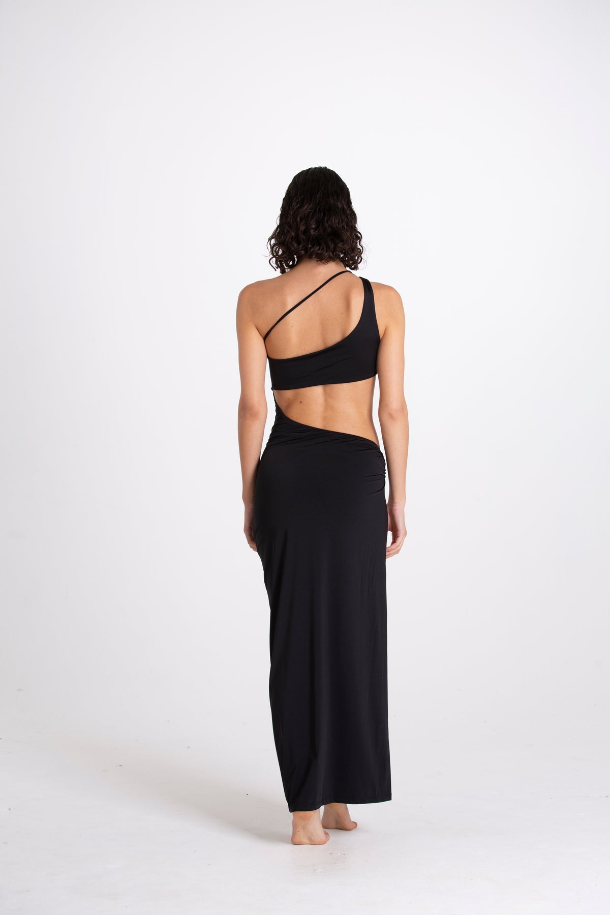 Vestito lungo Virginia Nero