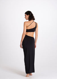 Vestito lungo Virginia Nero