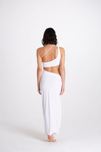 Vestito lungo Virginia Bianco