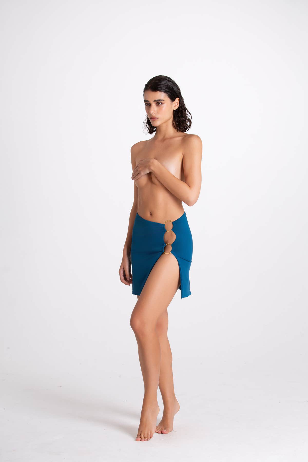 Isabella Skirt in Tropic Blue