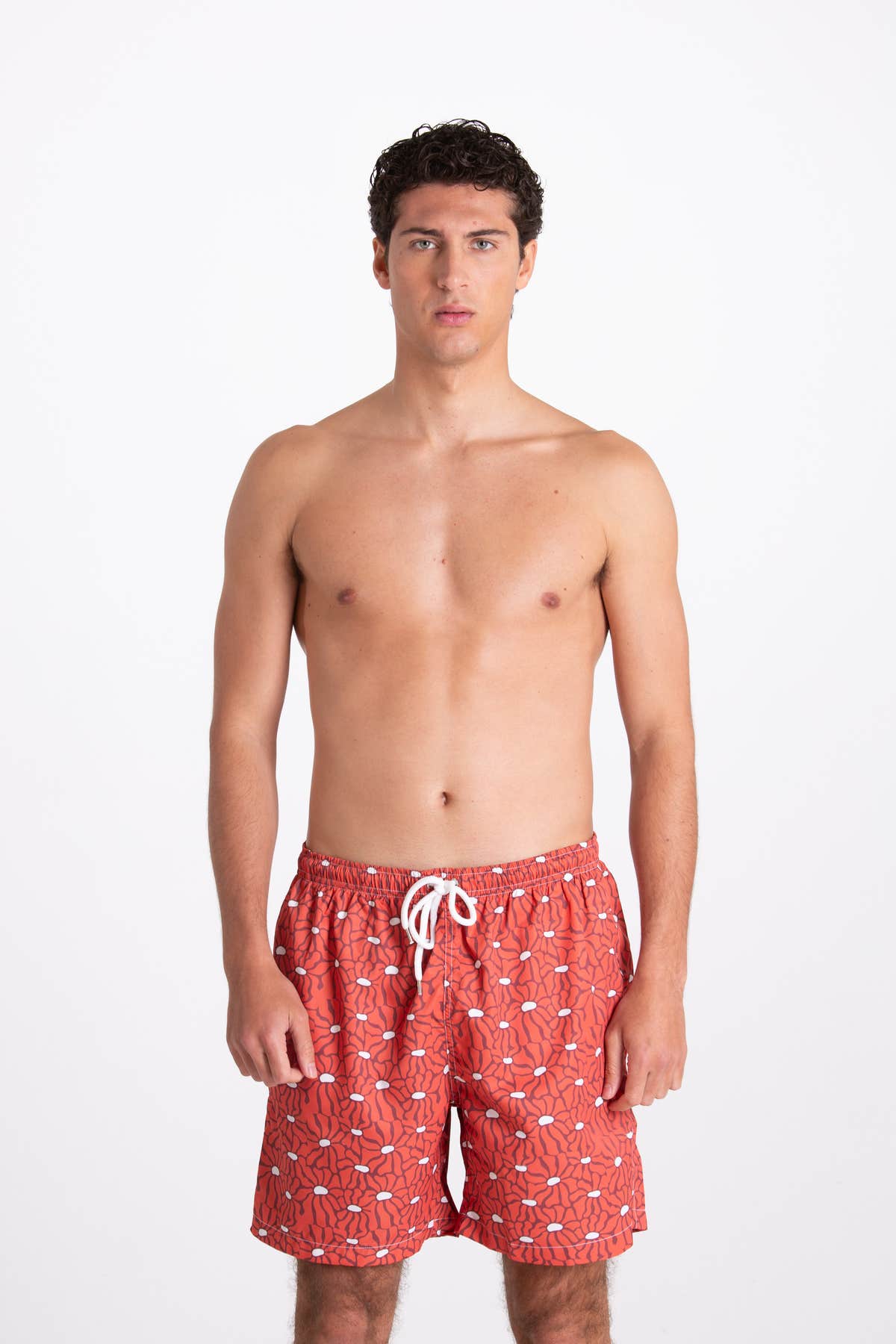 Costume Uomo Fantasia Fiore Arancione