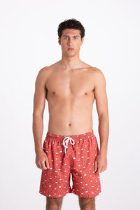 Costume Uomo Fantasia Fiore Arancione