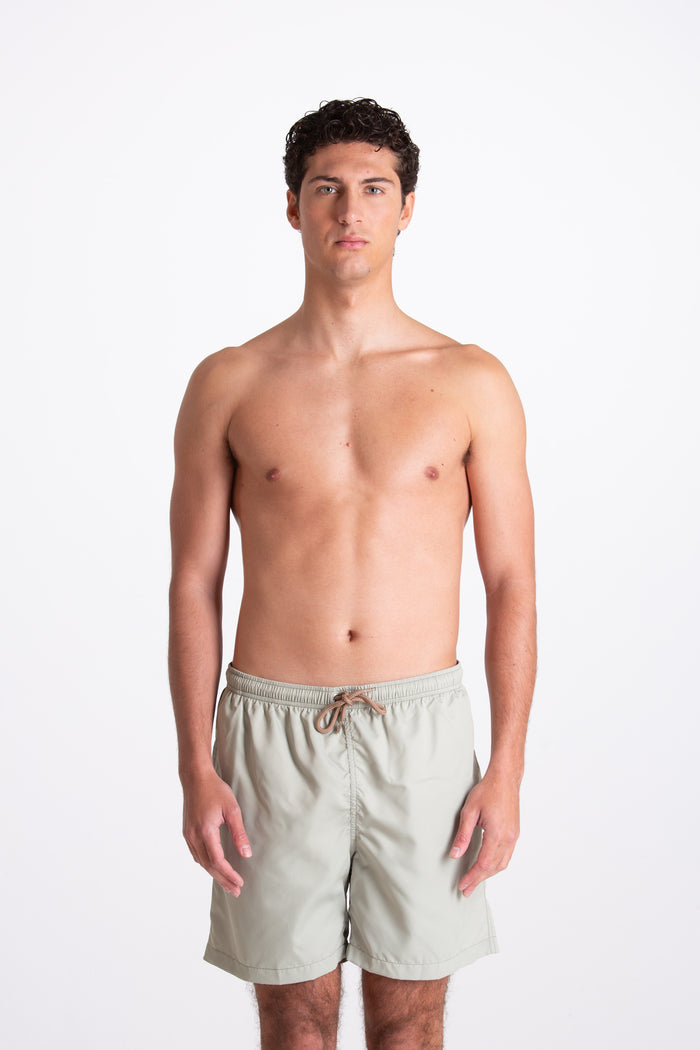 Men's Solid Color Peat Swimsuit