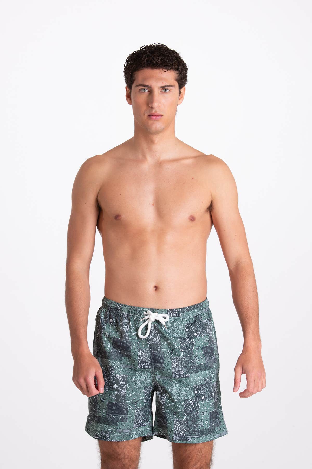 Costume Uomo Fantasia Bandana Verde