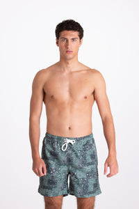 Costume Uomo Fantasia Bandana Verde