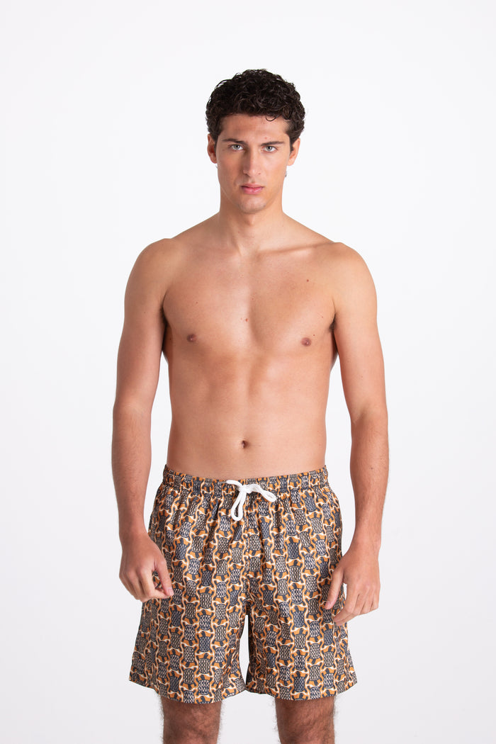 Costume Uomo Fantasia Tarta Gialla