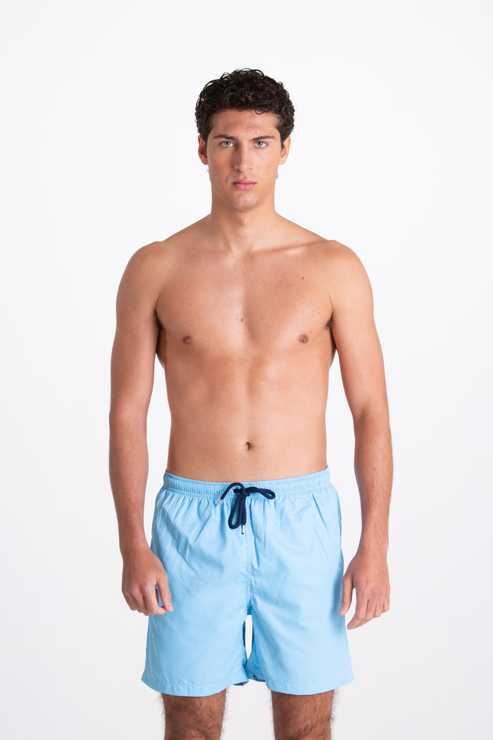 Men's Solid Color Turquoise Costume