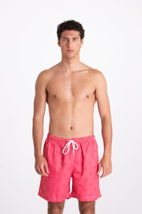Costume Uomo Fantasia Palme Rosa