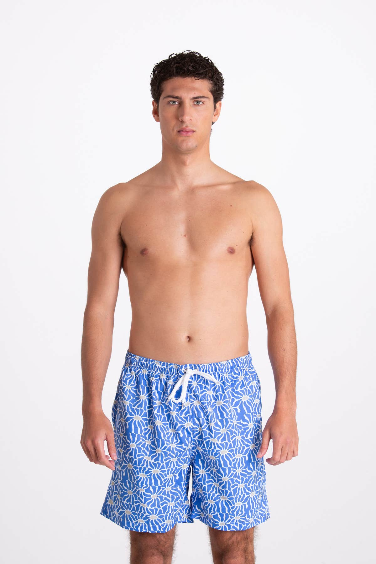 Costume Uomo Fantasia Fiore Blu
