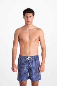 Costume Uomo Fantasia Bandana Viola