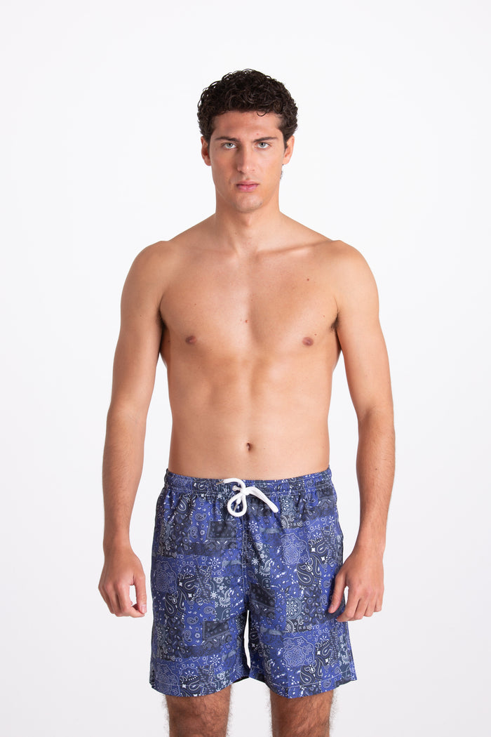 Men's Purple Bandana Fantasy Costume