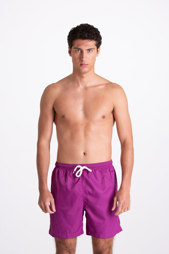 Costume Uomo Tinta Unita Prugna