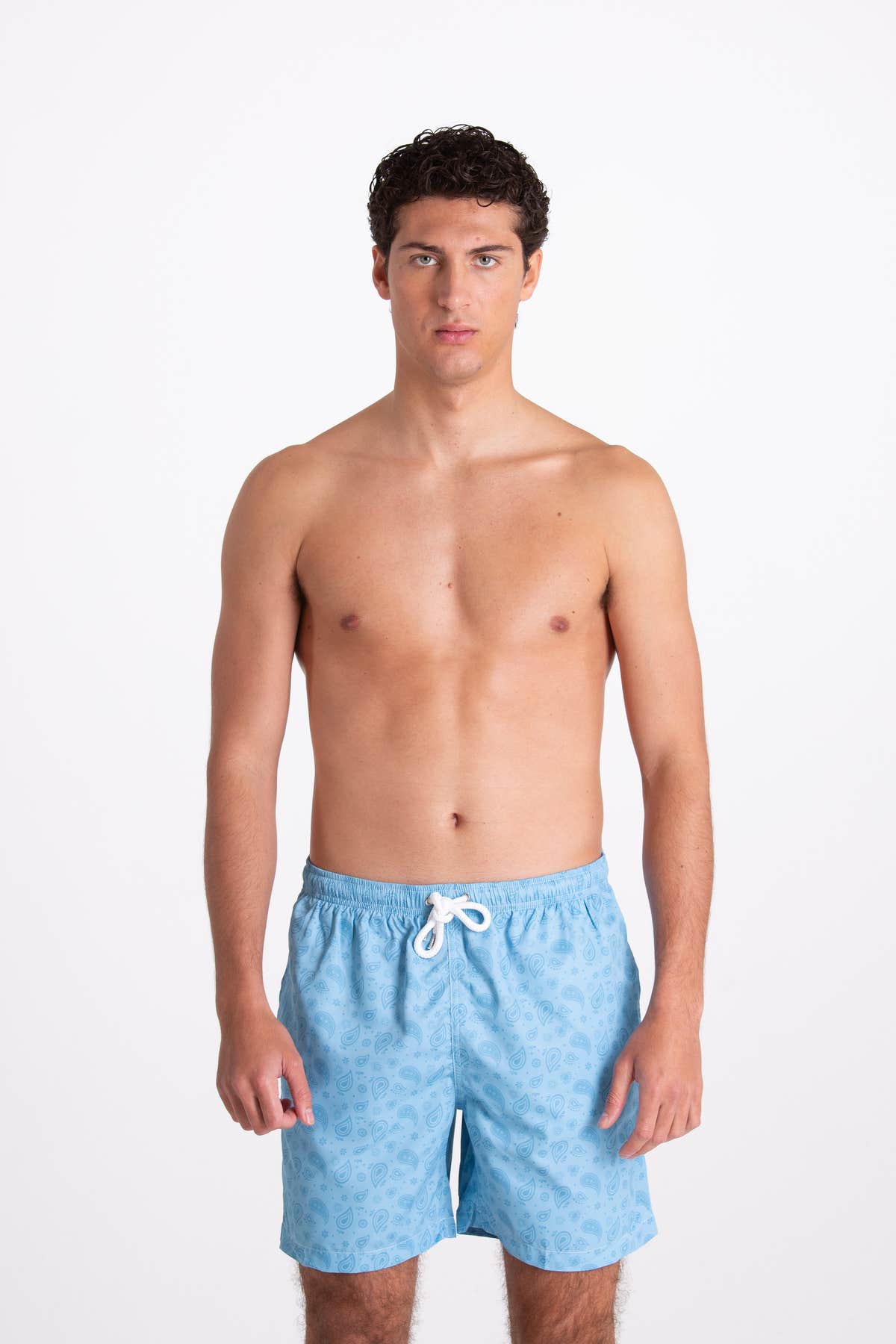 Costume Uomo Fantasia Bandana Azzurra