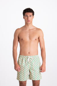 Costume Uomo Fantasia Geco Giallo