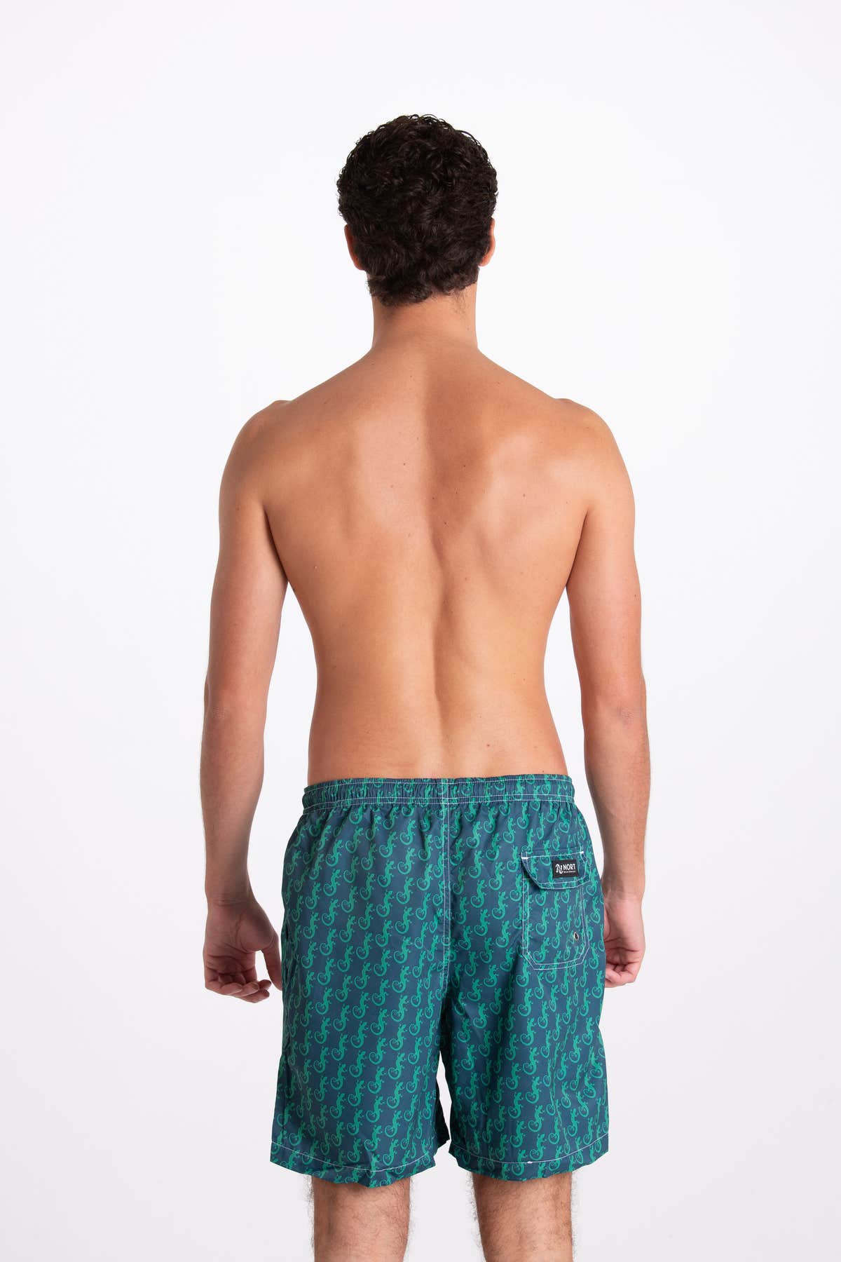 Costume Uomo Fantasia Geco Blu