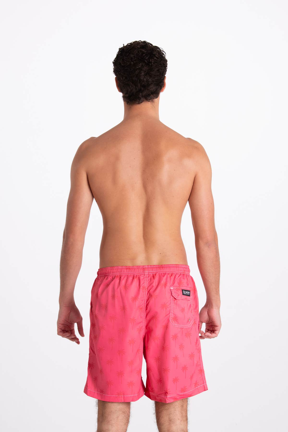 Costume Uomo Fantasia Palme Rosa