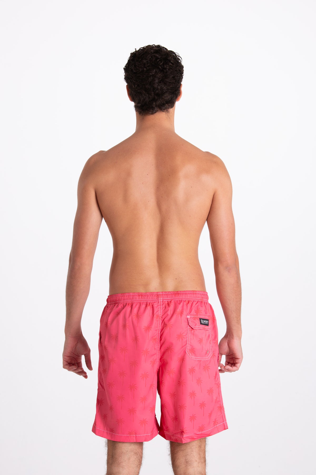 Costume Uomo Fantasia Palme Rosa