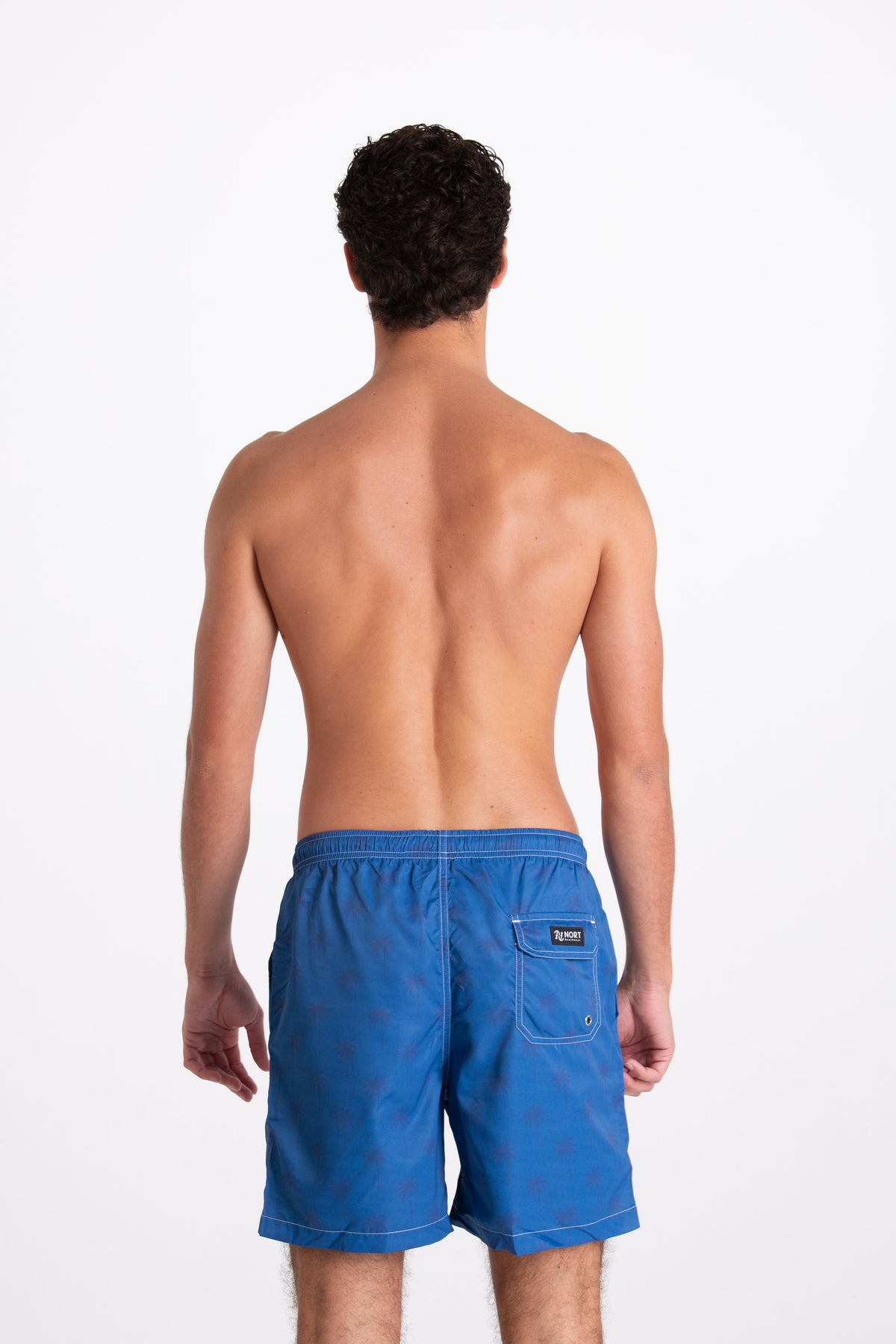 Costume Uomo Fantasia Palme Blu