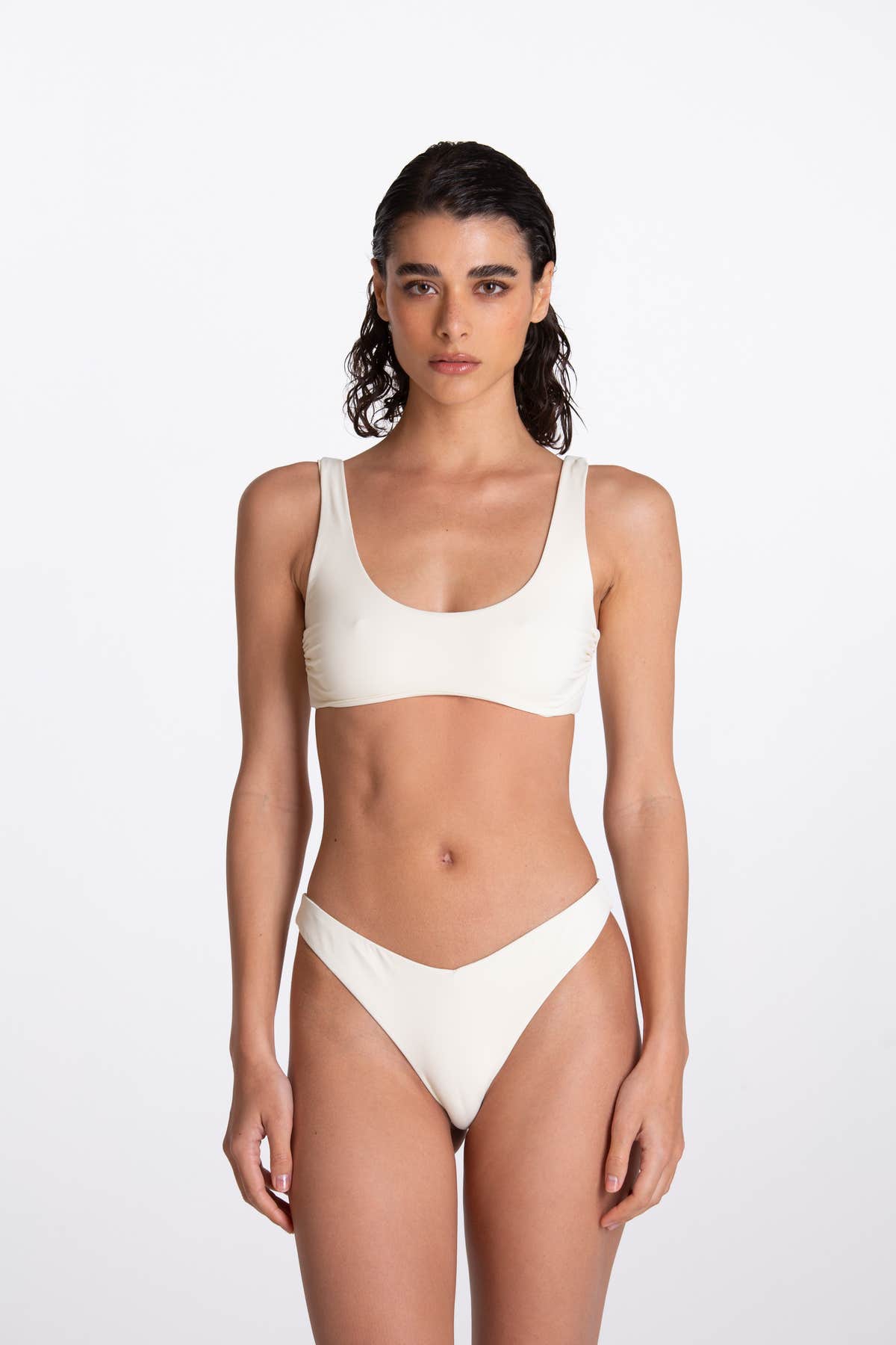 Allegra Ivory Bandeau Bikini