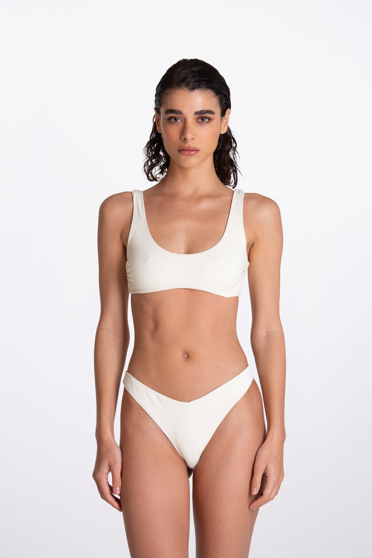 Bikini a fascia Allegra Avorio