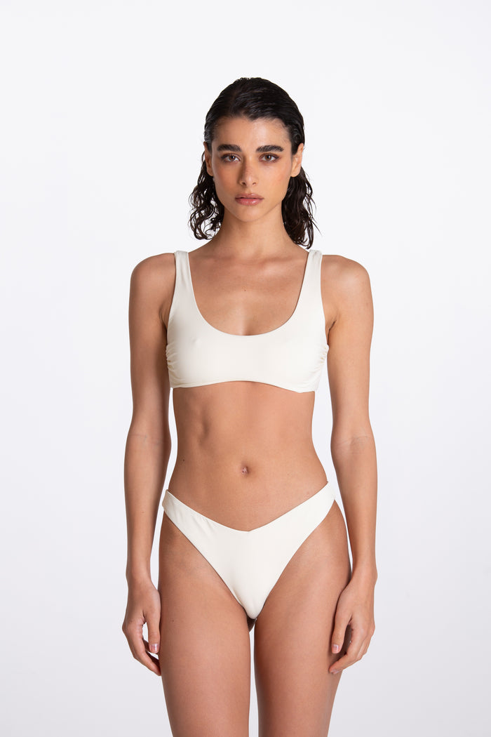 Bikini a fascia Allegra Avorio