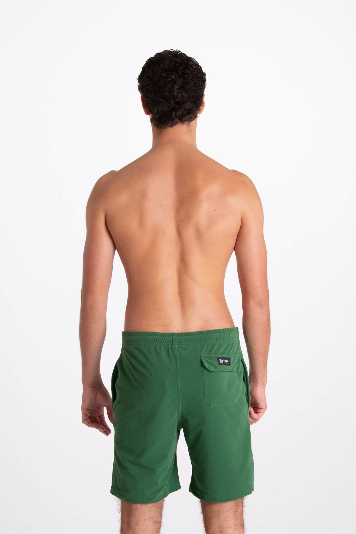 Green Sponge Bermuda Shorts