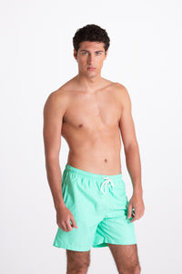 Costume Uomo Tinta Unita Verde Acqua