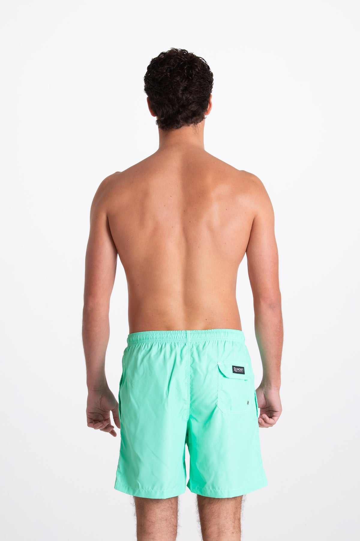 Costume Uomo Tinta Unita Verde Acqua