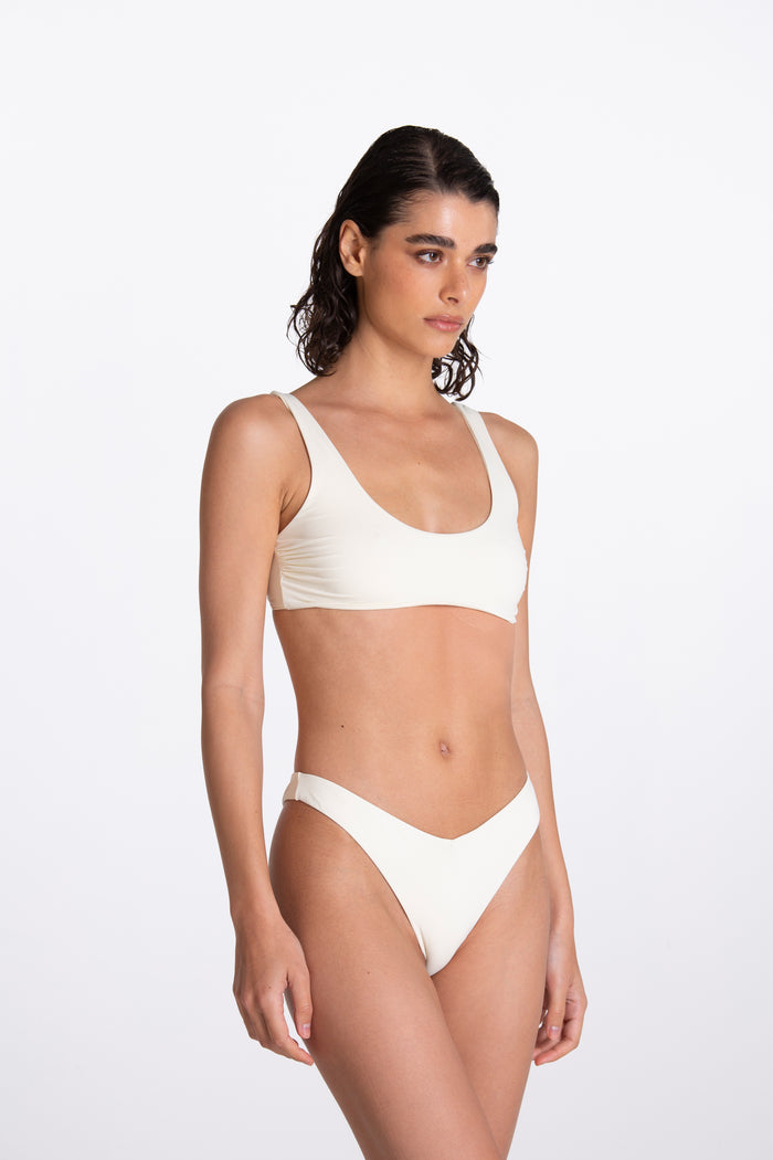 Bikini a fascia Allegra Avorio