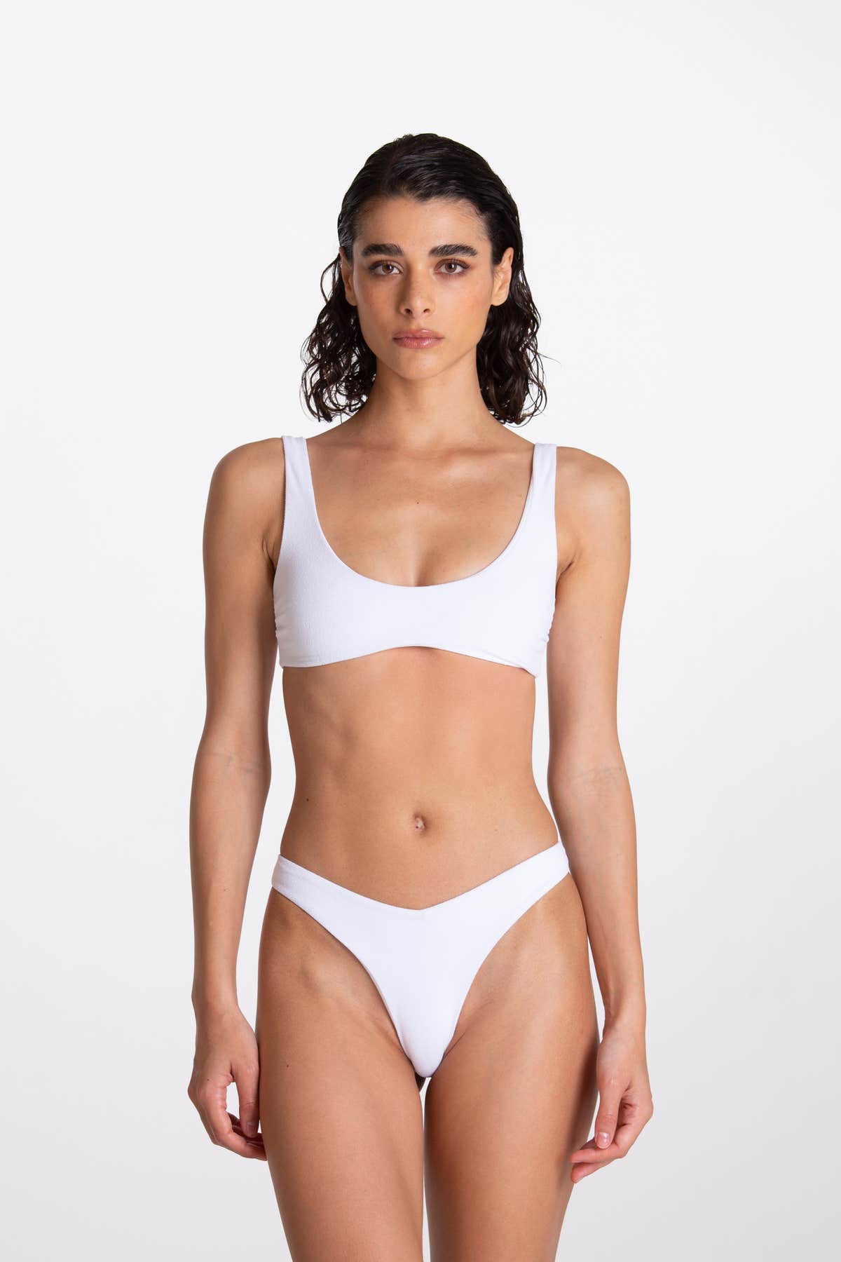 Bikini a fascia Allegra Bianco