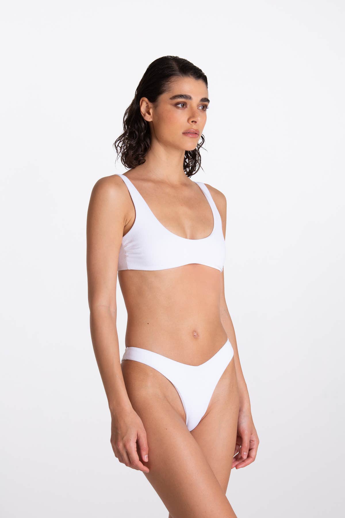 Bikini a fascia Allegra Bianco