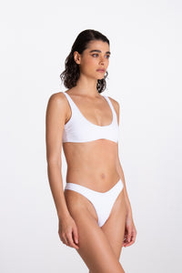 Bikini a fascia Allegra Bianco