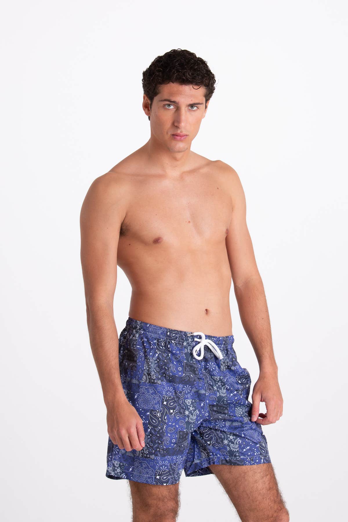 Costume Uomo Fantasia Bandana Viola