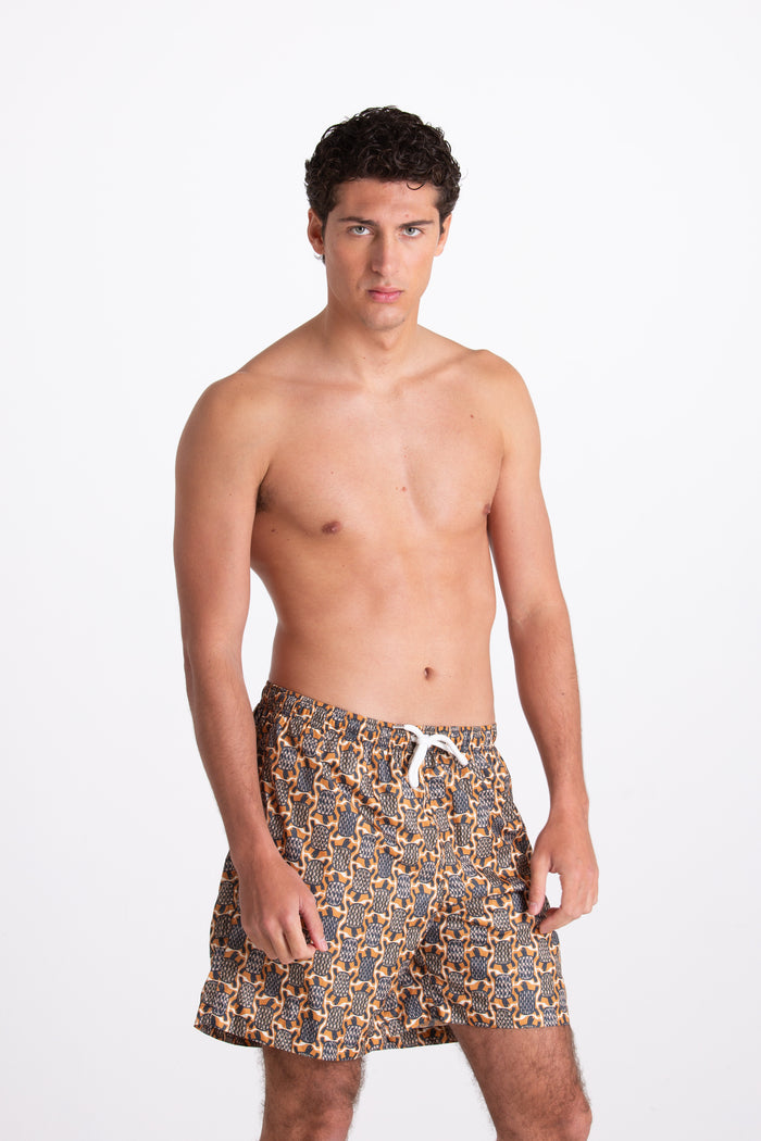 Costume Uomo Fantasia Tarta Gialla