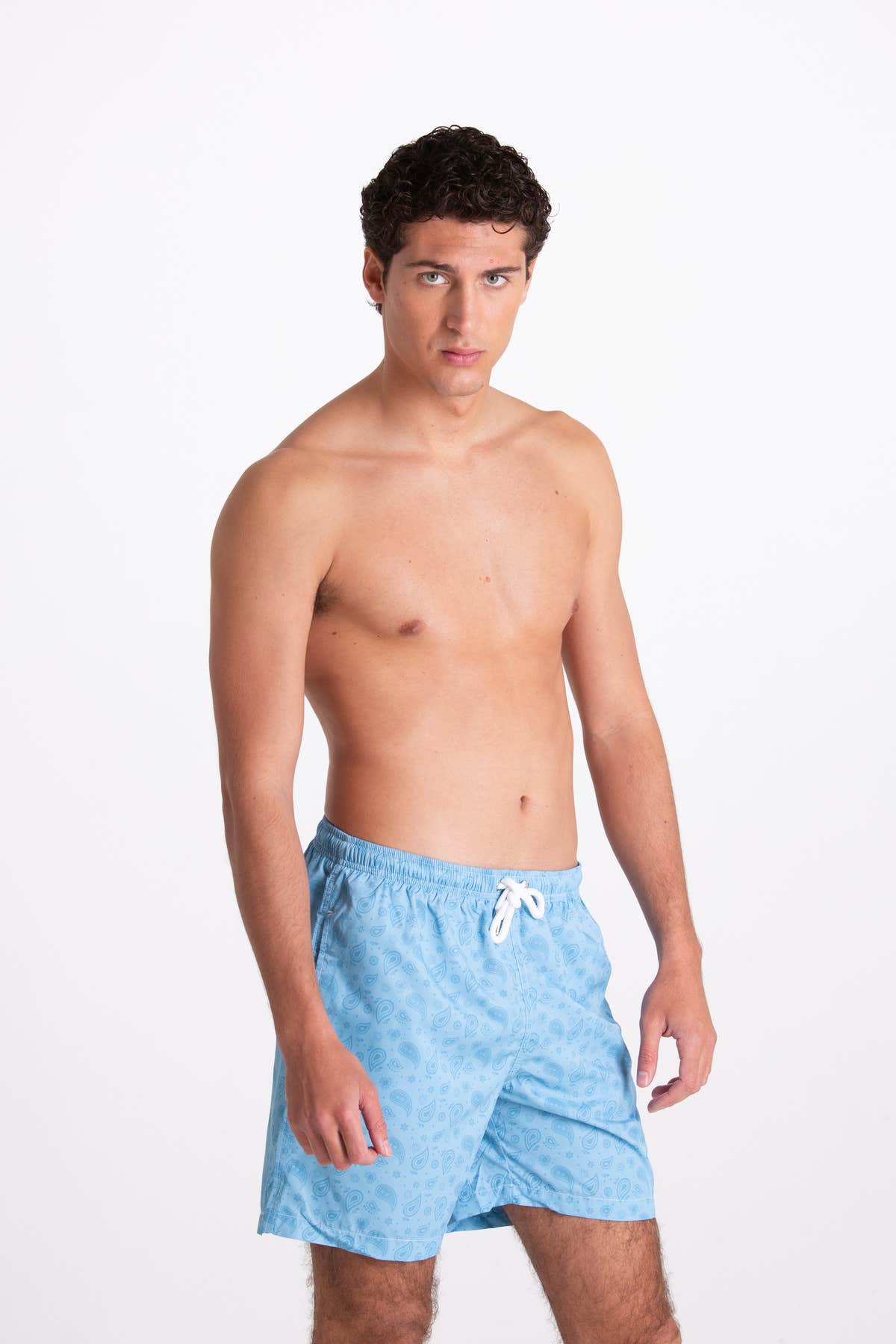 Costume Uomo Fantasia Bandana Azzurra