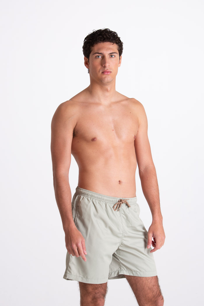 Men's Solid Color Peat Swimsuit