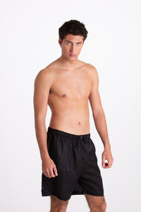 Costume Uomo in Lino Nero
