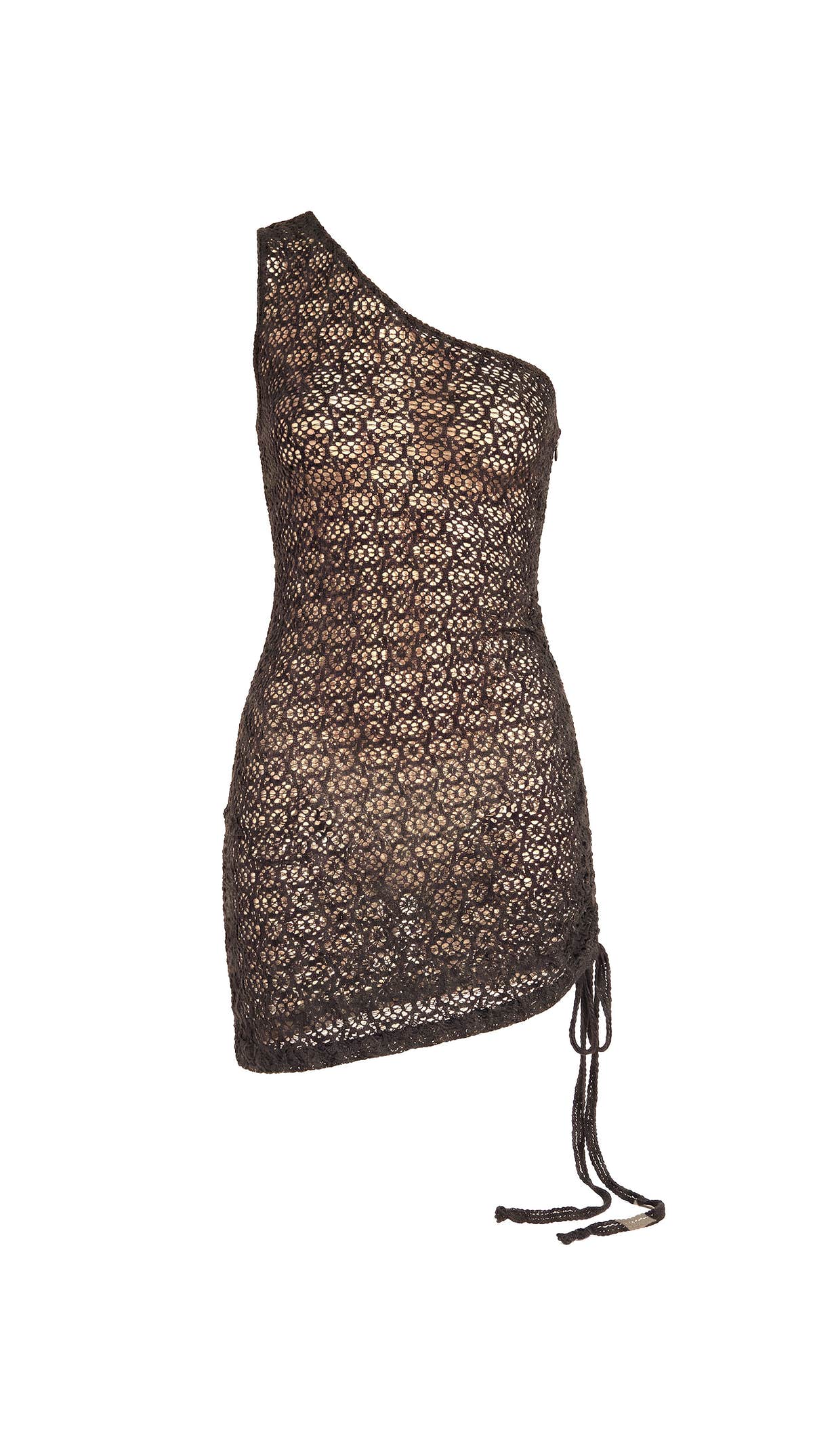 Vestito Corto Monospalla Torba