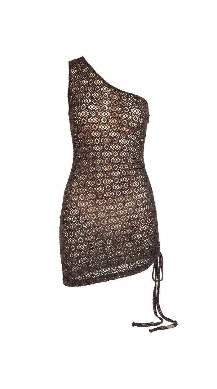 Vestito Corto Monospalla Torba