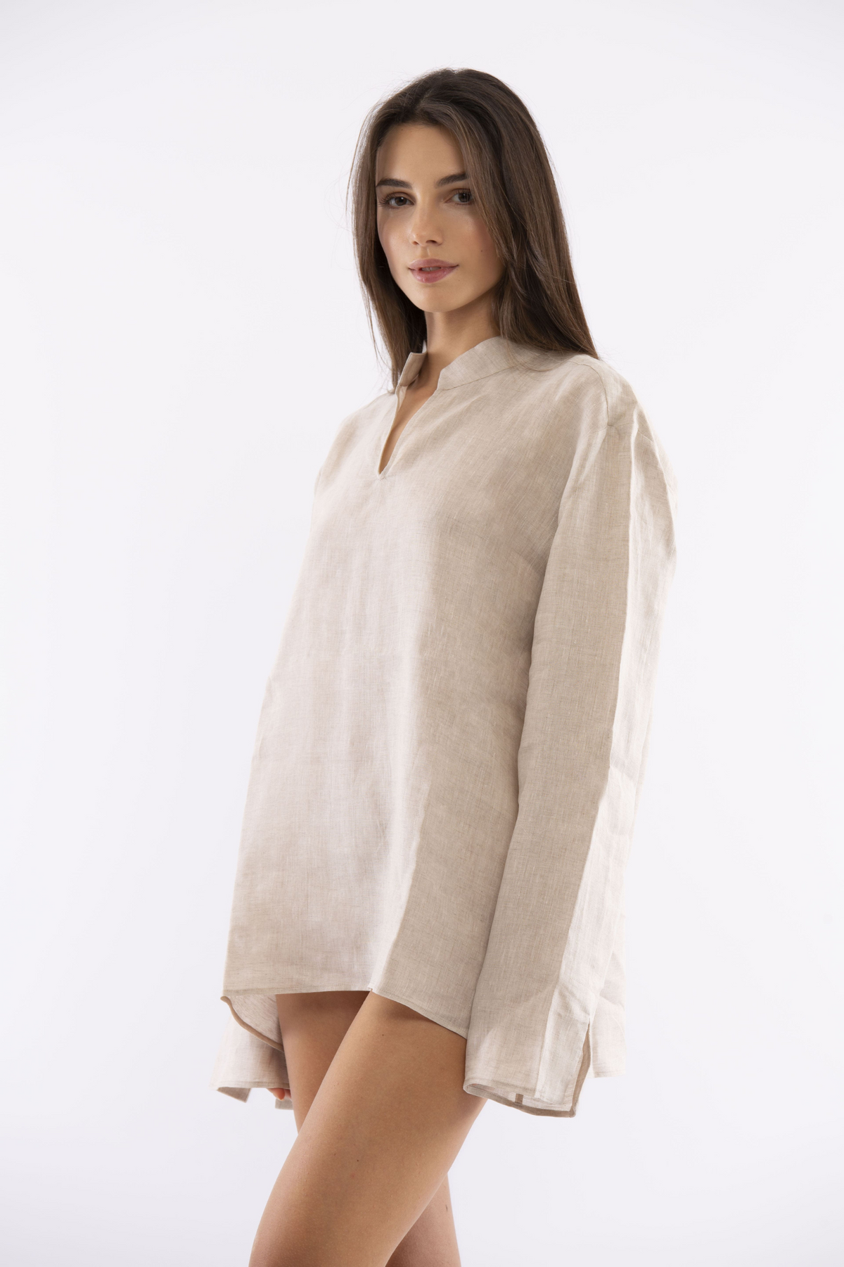 Camicia 2025 coreana beige